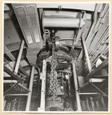 Torpedrummet. Taket akter om torp.mag. sett förifrån.