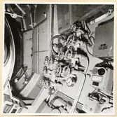 Torpedrum. SB. Bordläggningen mellan torpedtuberna och torp.magasin.