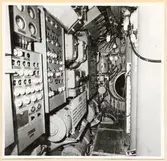 Manöverrum. Aktra delen. SB sida sedd förifrån.