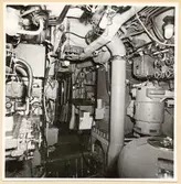 Manöverrum. Förliga delen sedd akterifrån.