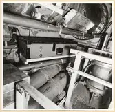 Torpedrummet. Under BB torp.tub. sett akterifrån.
