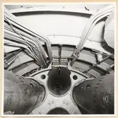 Torpedrummet. Torp.mag. och tak sett akterifrån.