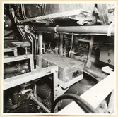 Torpedrummet. Under BB torp.tuber sett förifrån.