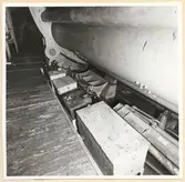 Torpedrummet. SB sida ( bordvart torp.mag.) Durken sedd förifrån.