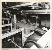 Torpedrummet. Under BB torp.tub. sett förifrån.