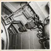Torpedrummet. SB sida (bordvart torp.mag.) sedd akterifrån.