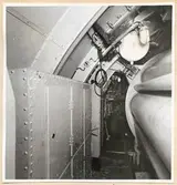 Torpedrummet. BB sida (bordvart torp.mag.) sedd akterifrån.