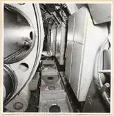 Torpedrummet. BB sida (bordvart om torp.mag.) sedd förifrån.