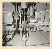 Häckrummet. Aktra skott och tak. sett underifrån.