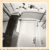 UO-inredning. Förliga skottet sett akterifrån.