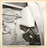 Aktra WC sett akterifrån.