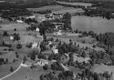 Flygfoto över Stensjön i Nässjö kommun, Jönköpings län.  Nr: 1208/1957