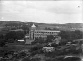 Vy över Annestorps fabriker i Annestorp, Lindome, på 1930 till 50-talet.