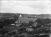 Vy över Annestorps fabriker i Annestorp, Lindome, på 1930 till 50-talet.