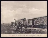 Luftvärn kulspruta och järnvägsartilleri