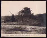 Järnvägskanon i maskerad artilleriställning