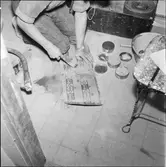 REPOTAGE PÅ GOLVSLIPNING OCH SYNTEKOBEHANDLING (SYNTEKO HÄRDLACK)