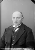 Ateljéporträtt - Adolf Pettersson från Däcksta, Hökhuvud socken, Uppland