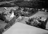 Flygfoto över Skärstads kyrka i Jönköpings kommun. Nr: 283/1959