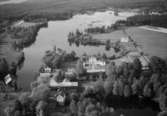 Flygfoto över Hörle herrgård i Värnamo kommun, Jönköpings län. Nr: 161/1960