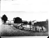 Utsikt från Johan Wilhelms torg över Fiskartorget, Västerås.