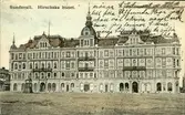 Vykort med motiv över Hirschskahuset i Sundsvall.