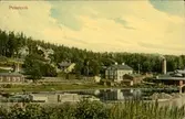 Vykort med motiv över Petersvik.