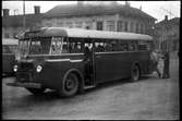 Buss linje 1, destination Odensala, Östersund.