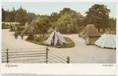 Vykort med motiv från Skansen. 
