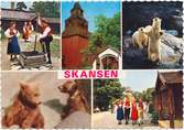 Vykort med motiv från Skansen. Vykort med flera motiv från Skansen.