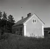 Gaveln på ett mindre bostadshus.