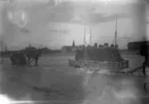 Slädparti, Västerås hamn.