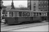 Malmö Stads Spårvägar, MSS T-7 181. Bilden är tagen från Gustav Adolfs torg.