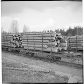 Dala - Ockelbo - Norrsundet Järnväg, DONJ 246 timmer godsvagn.