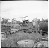 ASEA 53/1913 utrustad med kran kom ursprungligen från Aktiebolaget Separator i Hamra. Står nu avställt i Garphyttan.