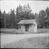 Lerhyttans hållplats.