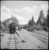 Resande till Museijärnvägen, Östra Södermanlands Järnväg, ÖSlJ vid Läggesta Östra station med lok 2 