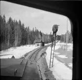 Vy över järnvägsspår.