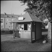 Museijärnvägen, Östra Södermanlands Järnväg, ÖSlJ kiosk som står på järnvägsstationen i Mariefred.