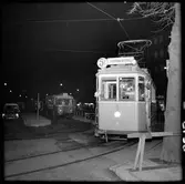 Aktiebolaget Stockholms Spårvägar, SS A1 6 linje 5E Östra Station på hållplats vid Norrmalmstorg.