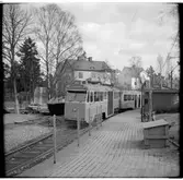 Aktiebolaget Stockholms Spårvägar, SS A29 197 linje 16 Slussen - Mälarhöjden vid hållplats på Mälarhöjdens slinga.