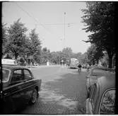 Malmö Stads Spårvägar, MSS H 54 vid hållplats på Fersens väg.