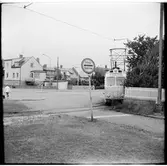 Helsingborgs Stads Spårvägar, HSS F2 55 linje 1 på slingan i Råå.