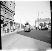 Norrköpings Kommunala Affärsverk, NKA M51 48 linje 2 på Drottninggatan vid Oscars bro.