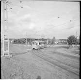 Norrköping Spårvägar, NS M67 143 vid hållplats Fridvalla.