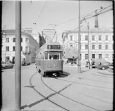 Helsingin Kaupupungin Liikennelaitos, HKL RM1 352 linje 9 på Salutorget.