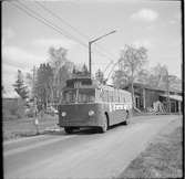 Trådbuss 27 linje 11.