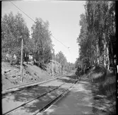 Spårväg vid Lejonvägen.