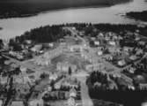 Flygfoto över Vaggeryd i Jönköpings län. Nr 1075/1961