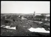 April 1924. Del av samhället Bohus-Malmön.